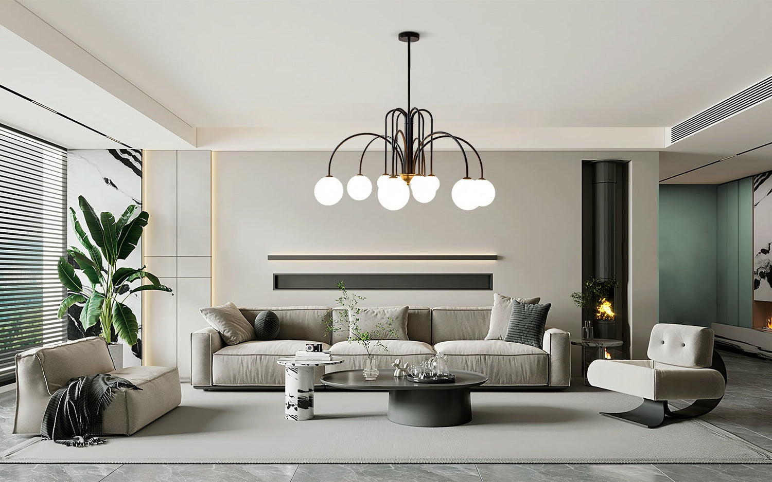Black Chandelier Modern