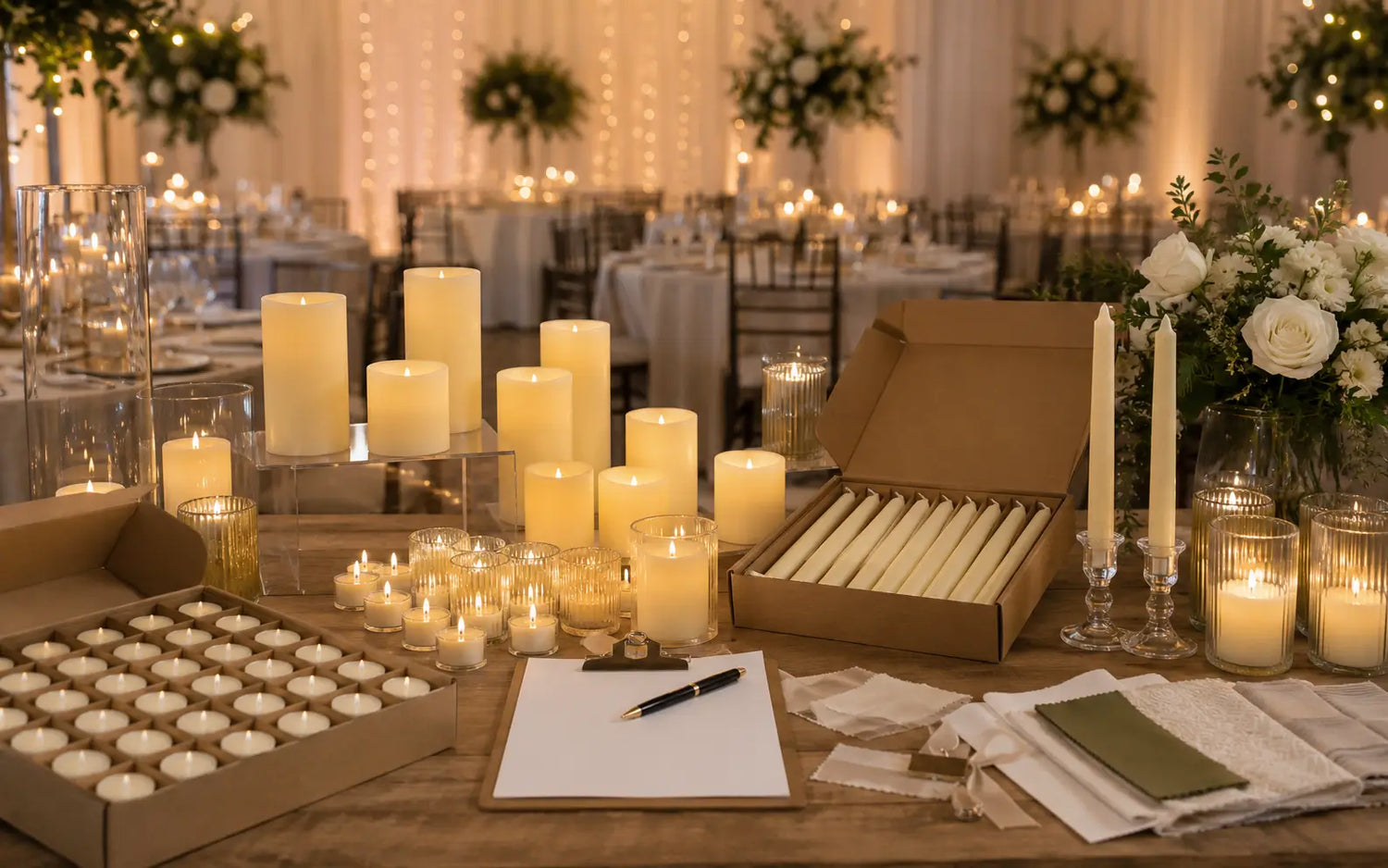 Why Event Planners Buy Flameless Candles in Bulk