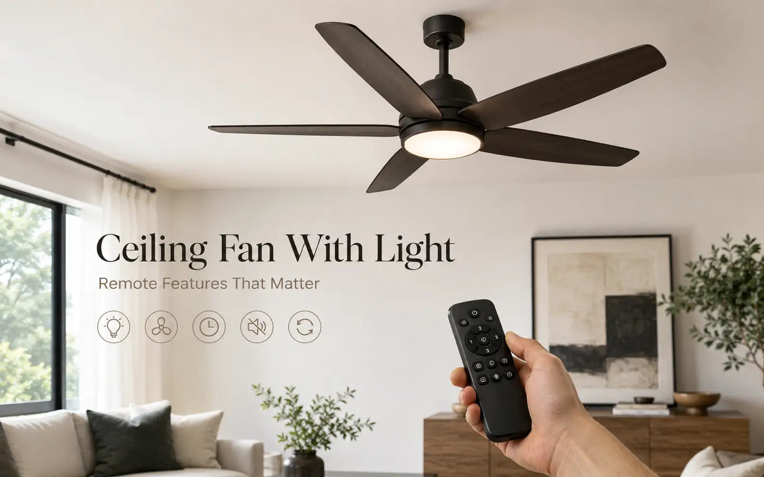 Ceiling Fan With Light and Remote: What Features Actually Matter?