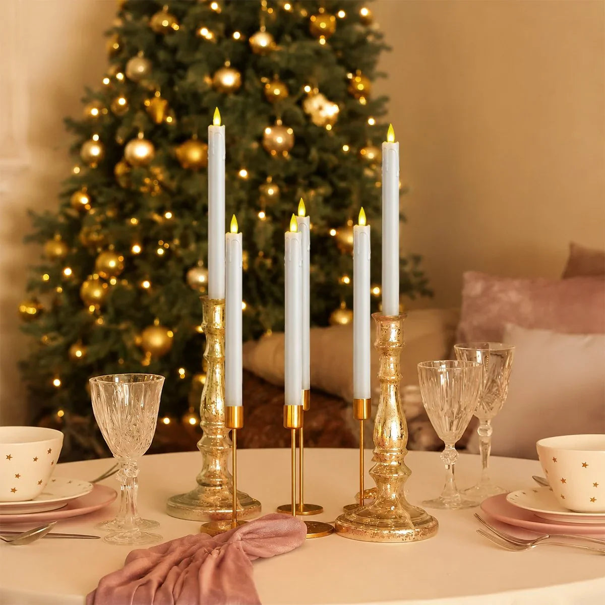 Wholesale Flameless Taper Candles