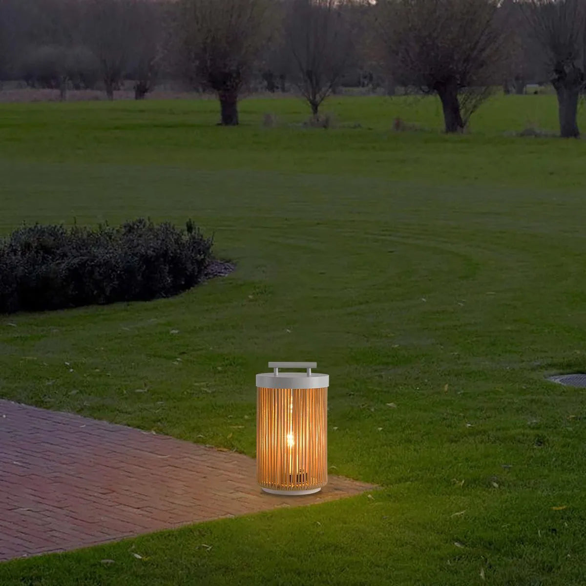 Antizer Solar Khaki Handheld Courtyard Light