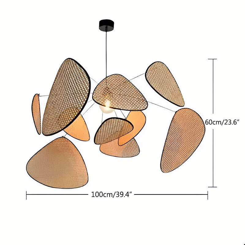 Antizer Screen Cannage Suspension Chandelier