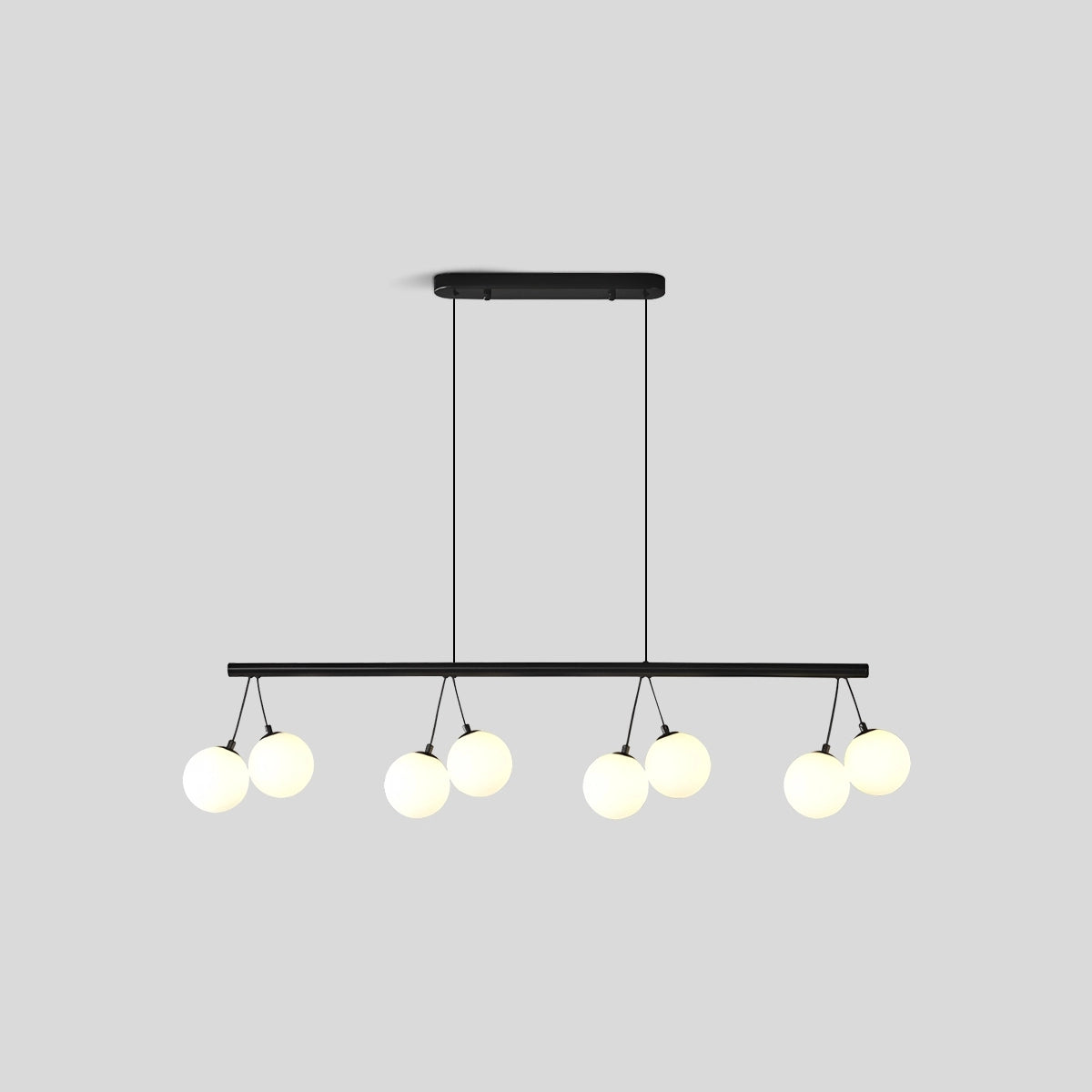Antizer Valentina Nordic LED Glass Ball Chandelier D100cm / 39.37"