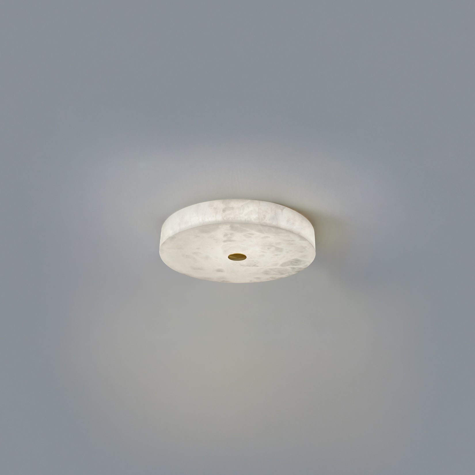 Antizer Modern Round Alabaster Ceiling Light