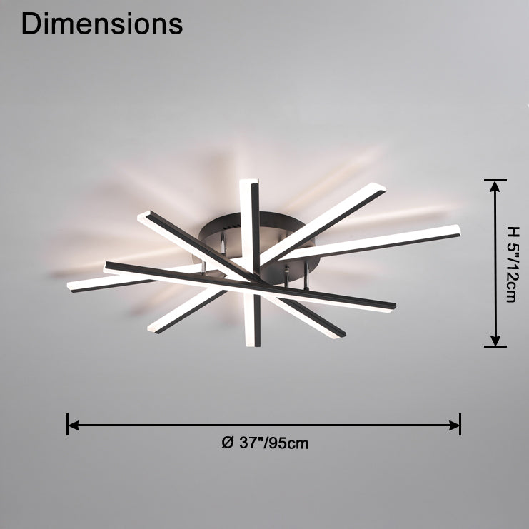 Antizer Modern Multi Light Stick Ceiling Light