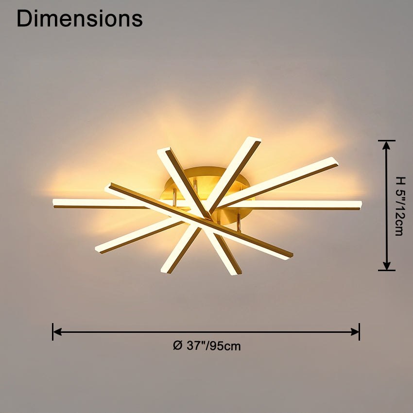Antizer Modern Multi Light Stick Ceiling Light
