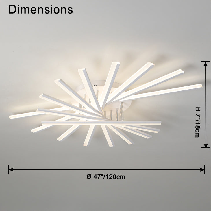Antizer Modern Multi Light Stick Ceiling Light