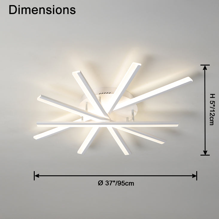 Antizer Modern Multi Light Stick Ceiling Light