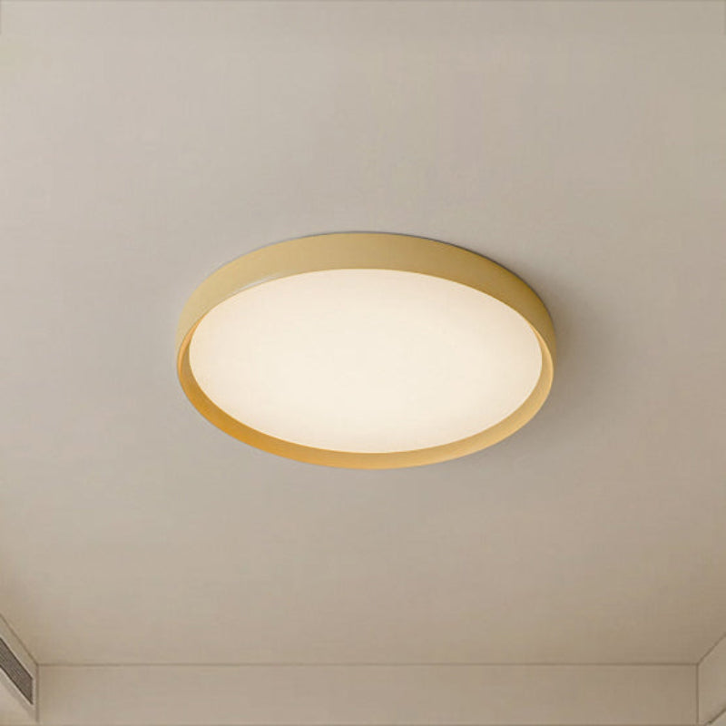 Antizer Minimalist Flat Round Flush Mount Ceiling Light