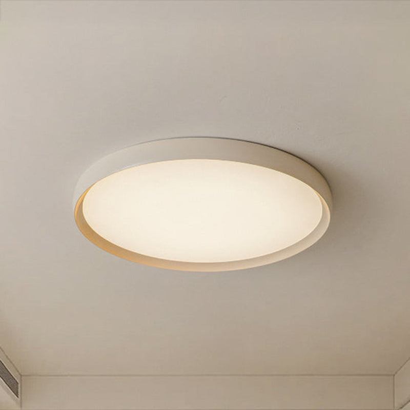 Antizer Minimalist Flat Round Flush Mount Ceiling Light