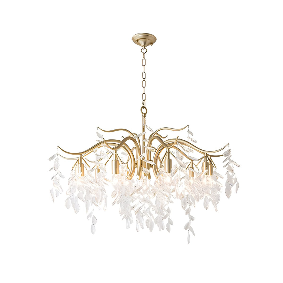 Antizer French Light Luxury Crystal Chandelier 11 Heads