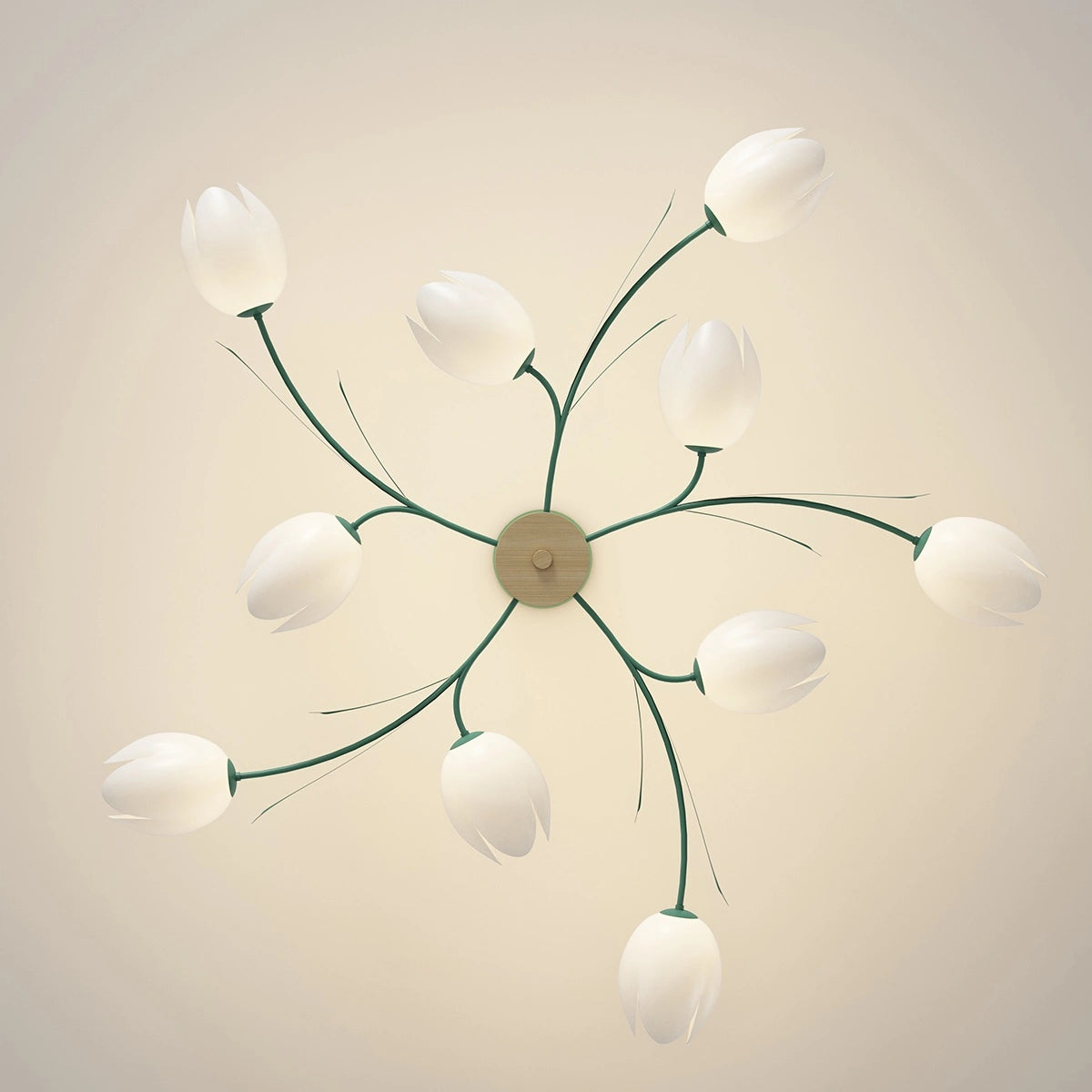 Antizer Magnolia Bud Living Room Chandelier
