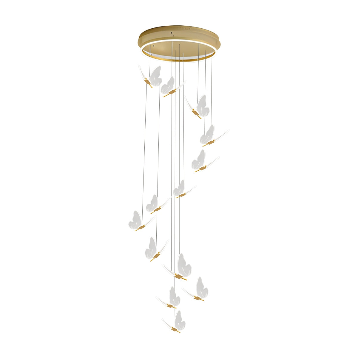 Antizer Olivia Butterfly Ceiling Pendant Light for Modern Interiors 13 Lights