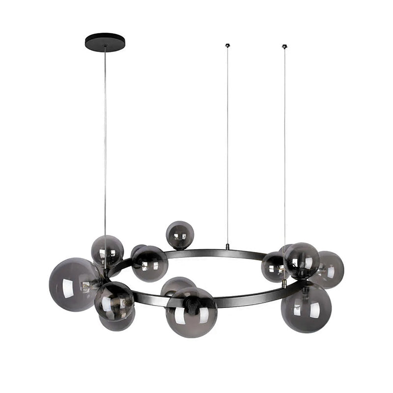 Antizer Circular Glass Bubble Chandelier