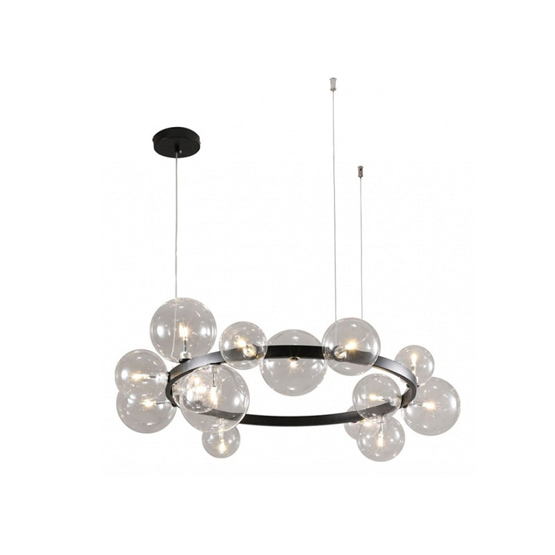 Antizer Circular Glass Bubble Chandelier