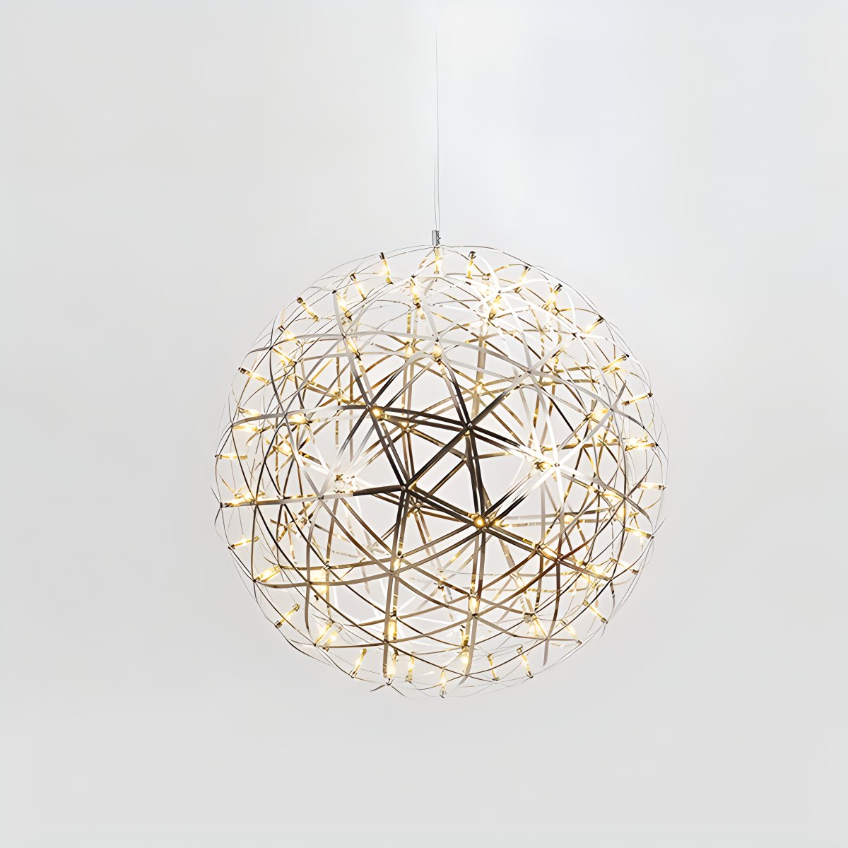 Antizer Silver Fire Ball Pendant Light for Dining Room