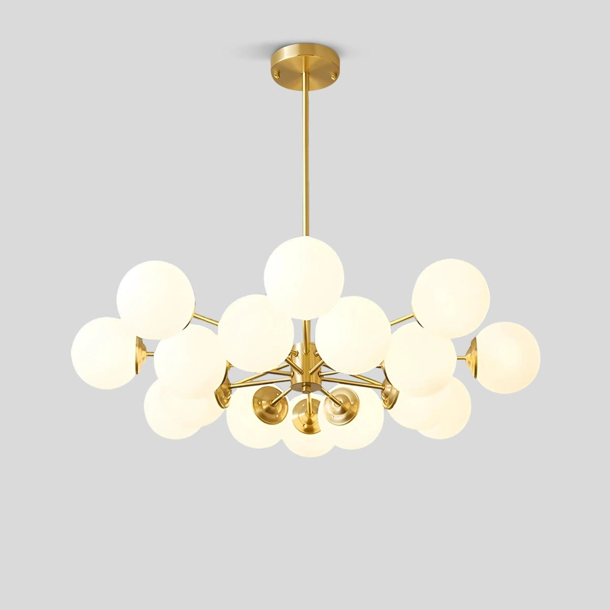 Antizer Melanie Glass Bubble Chandelier 16 Heads