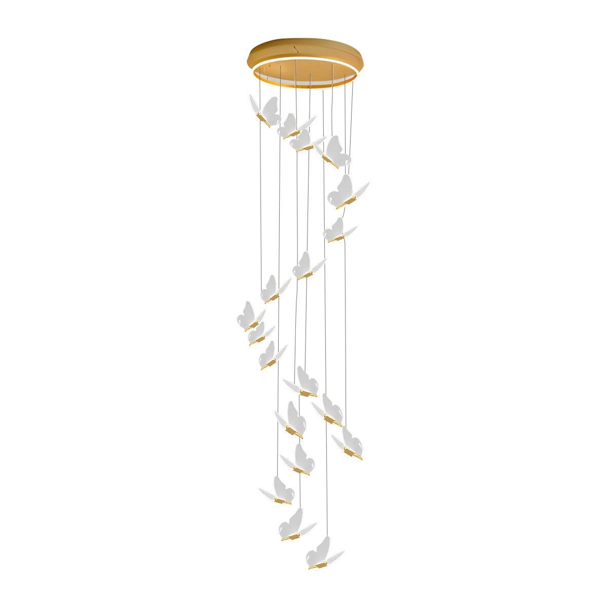 Antizer Olivia Butterfly Ceiling Pendant Light for Modern Interiors 19 Lights