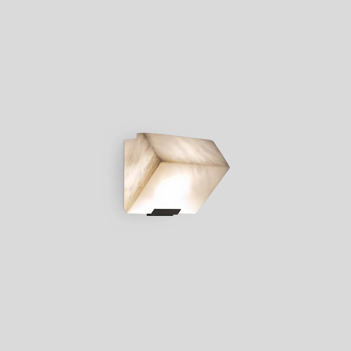 Antizer Triple Sloping Block Spanish Alabaster Wall Sconce 1 Head