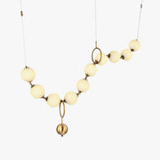 WOMO Adjustable Pearl Chandelier-WM2936