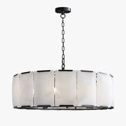 Antizer Modern Round Alabaster Chandelier