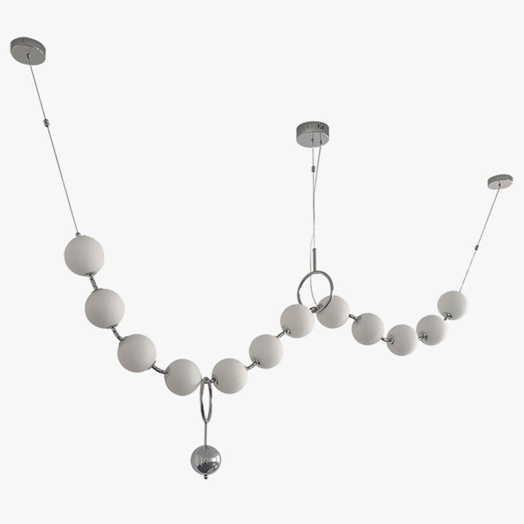 Antizer Art Deco Adjustable Pearl Chandelier
