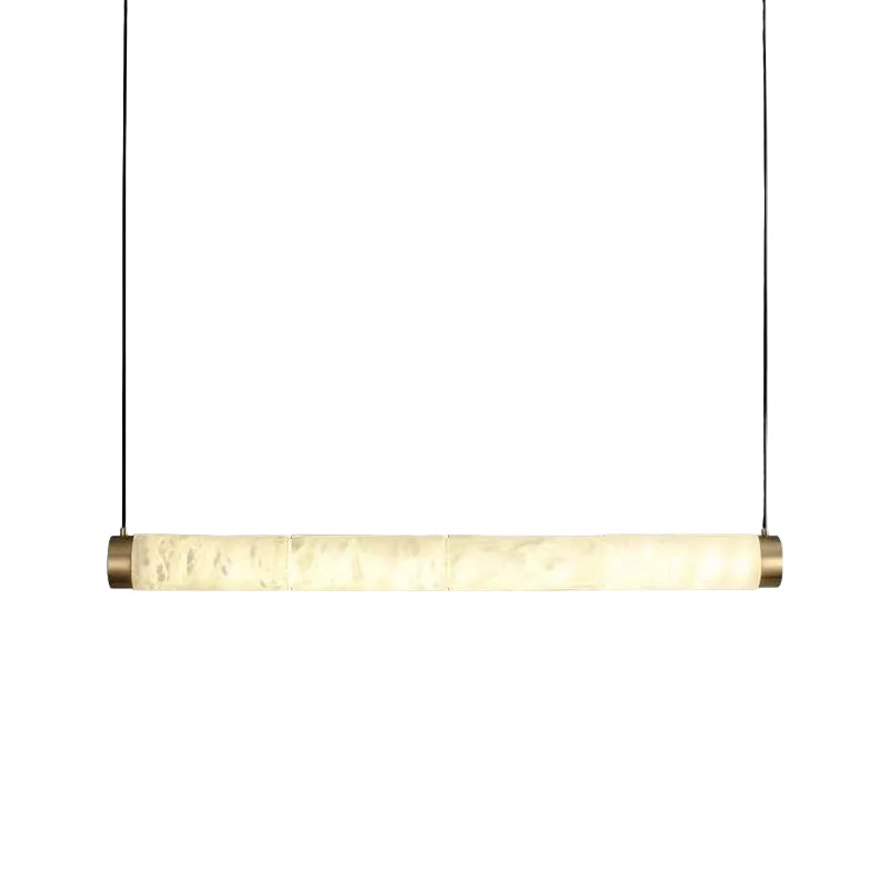 Antizer Modern Minimalist Alabaster Linear Pendant Light