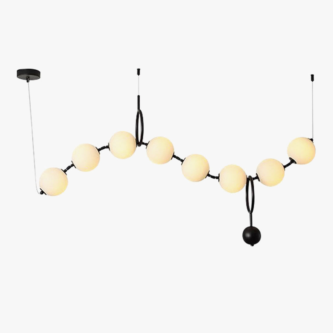 Antizer Art Deco Adjustable Pearl Chandelier