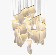 Antizer Luxury Creative Ribbon Acrylic Chandelier