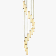 WOMO Cascading Cylinder Alabaster Chandelier-WM2827