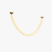 Antizer Luxury Pearl Necklace Chandelier