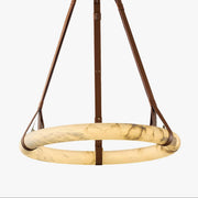 WOMO Alabaster Circular LED Chandelier-WM2874
