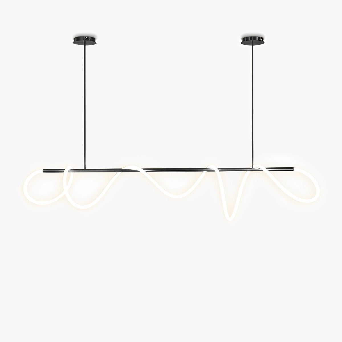 Antizer Modern Long Hose Led Pendant Light for Dining Room