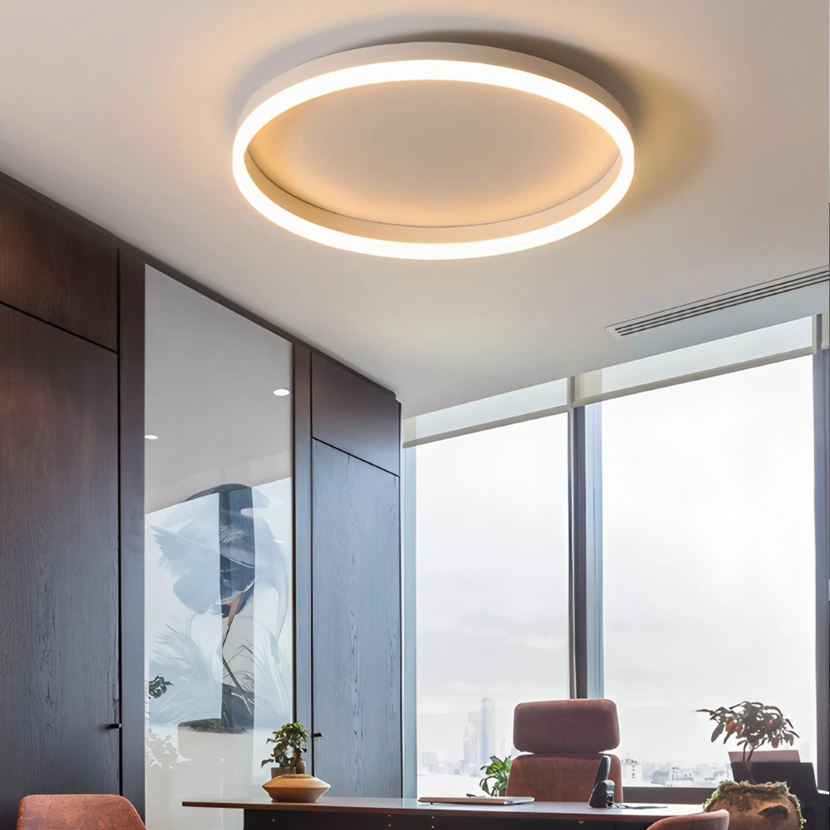 modern circular ceiling light