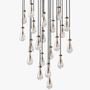 Antizer Raindrop Glass Chandelier