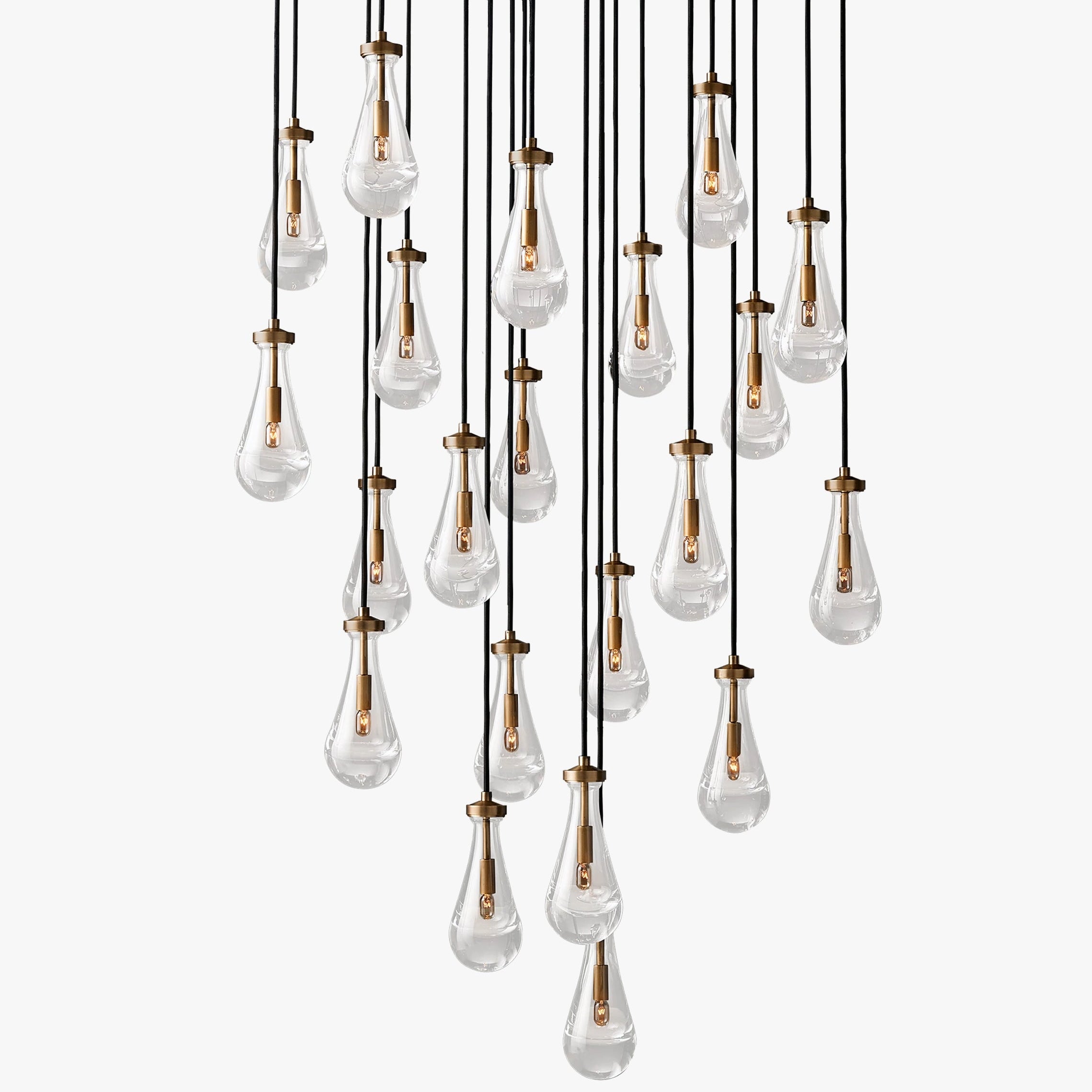 Antizer Raindrop Glass Chandelier