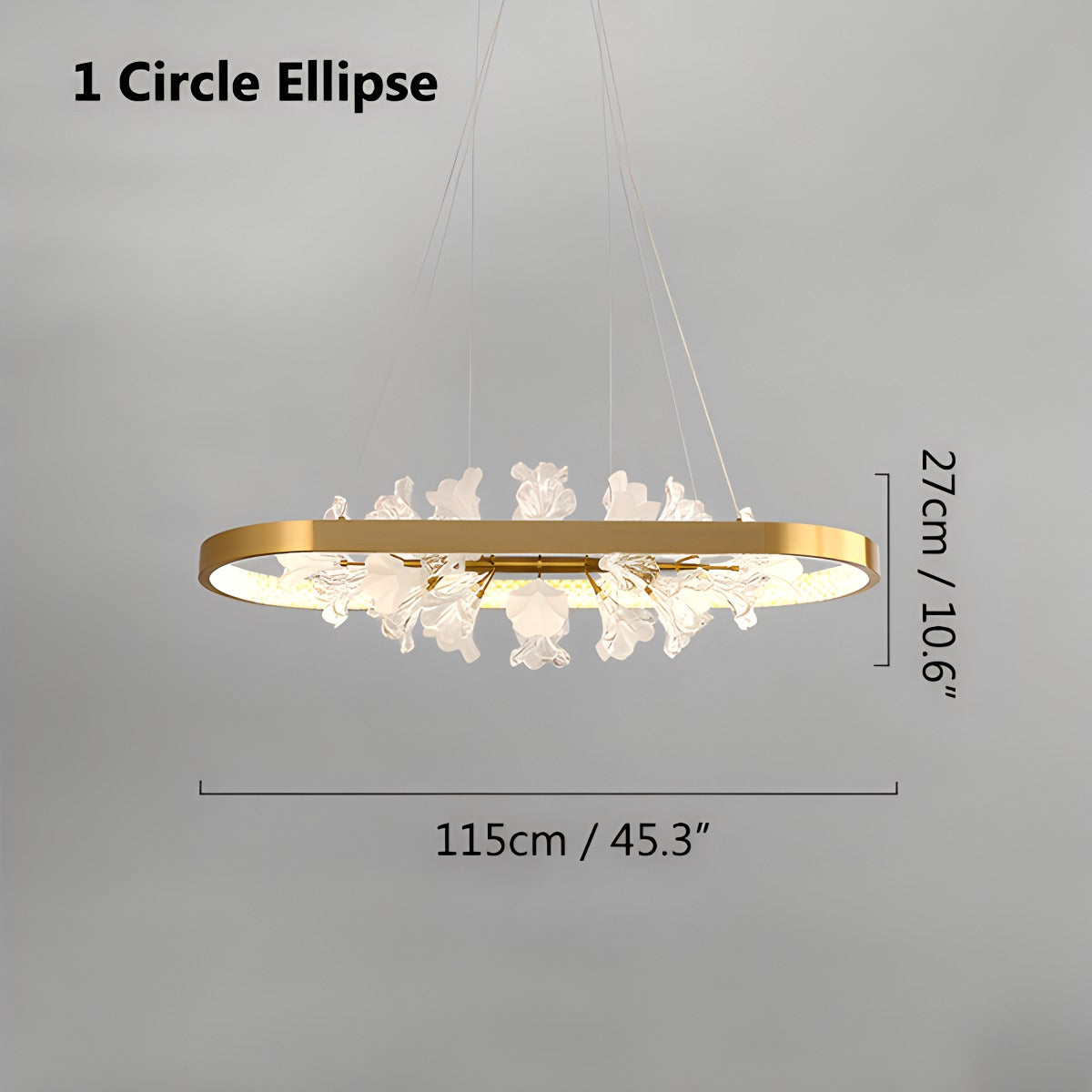 Antizer Nordic Light Luxury Ring Creative Chandelier
