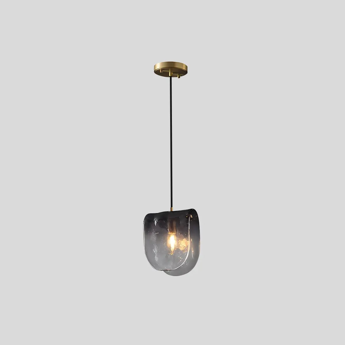 Antizer Modern Gradient Glass Pendant Light for Bedside 1 Head