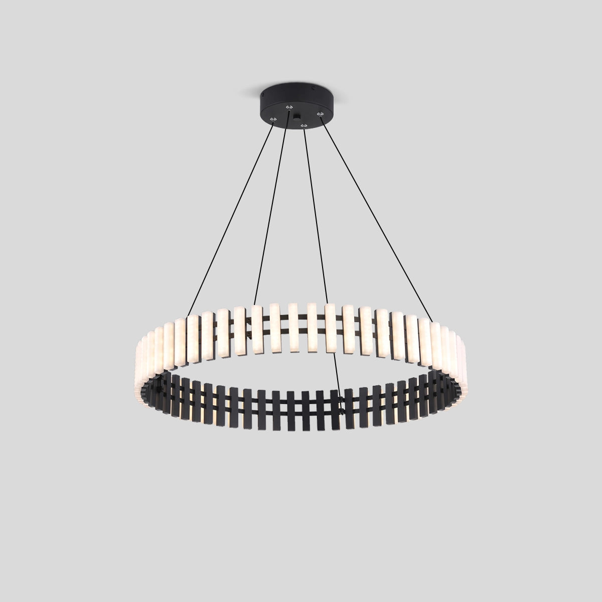 Antizer Nordic Creative Circle Chandelier Warm Light