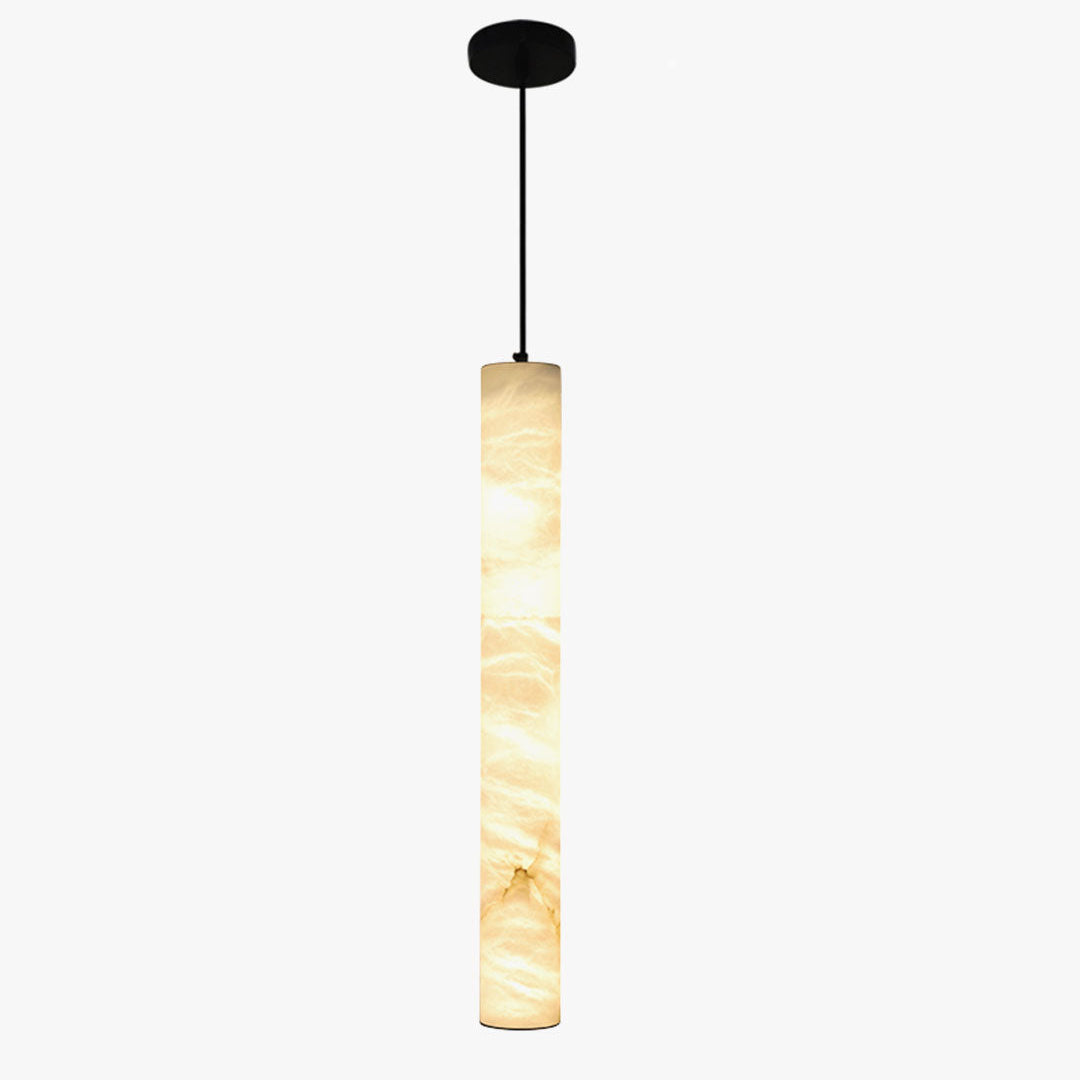 WOMO Alabaster Tube Dining Room Pendant Light-WM2882