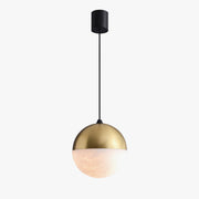 WOMO Alabaster Globe Pendant Light-WM2922