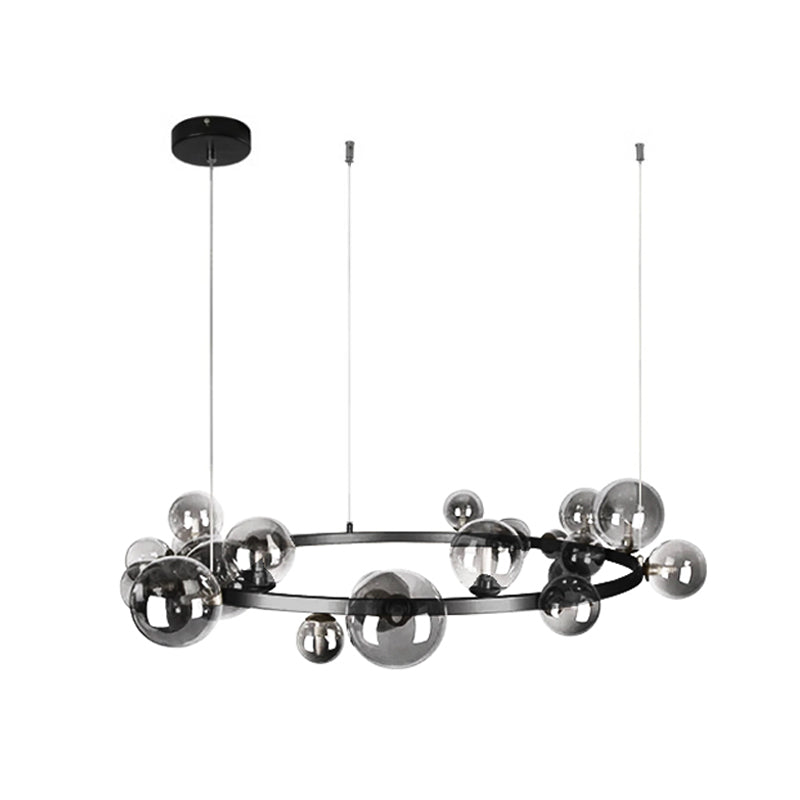 Antizer Circular Glass Bubble Chandelier