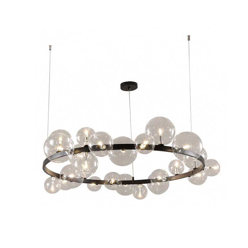 Antizer Circular Glass Bubble Chandelier