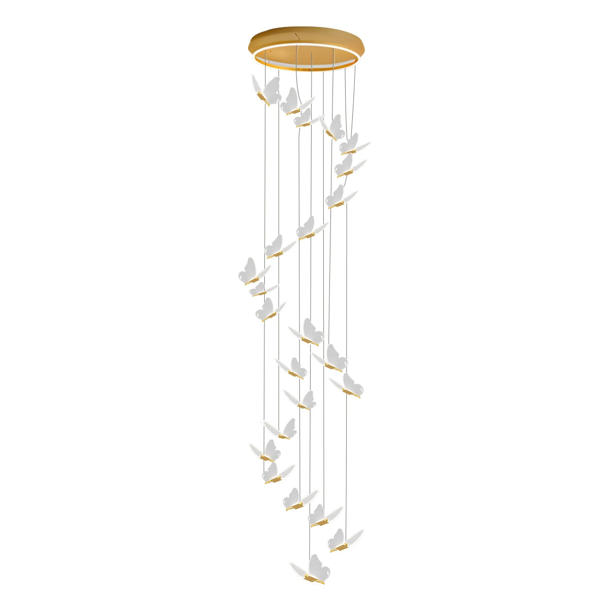 Antizer Olivia Butterfly Ceiling Pendant Light for Modern Interiors 24 Lights