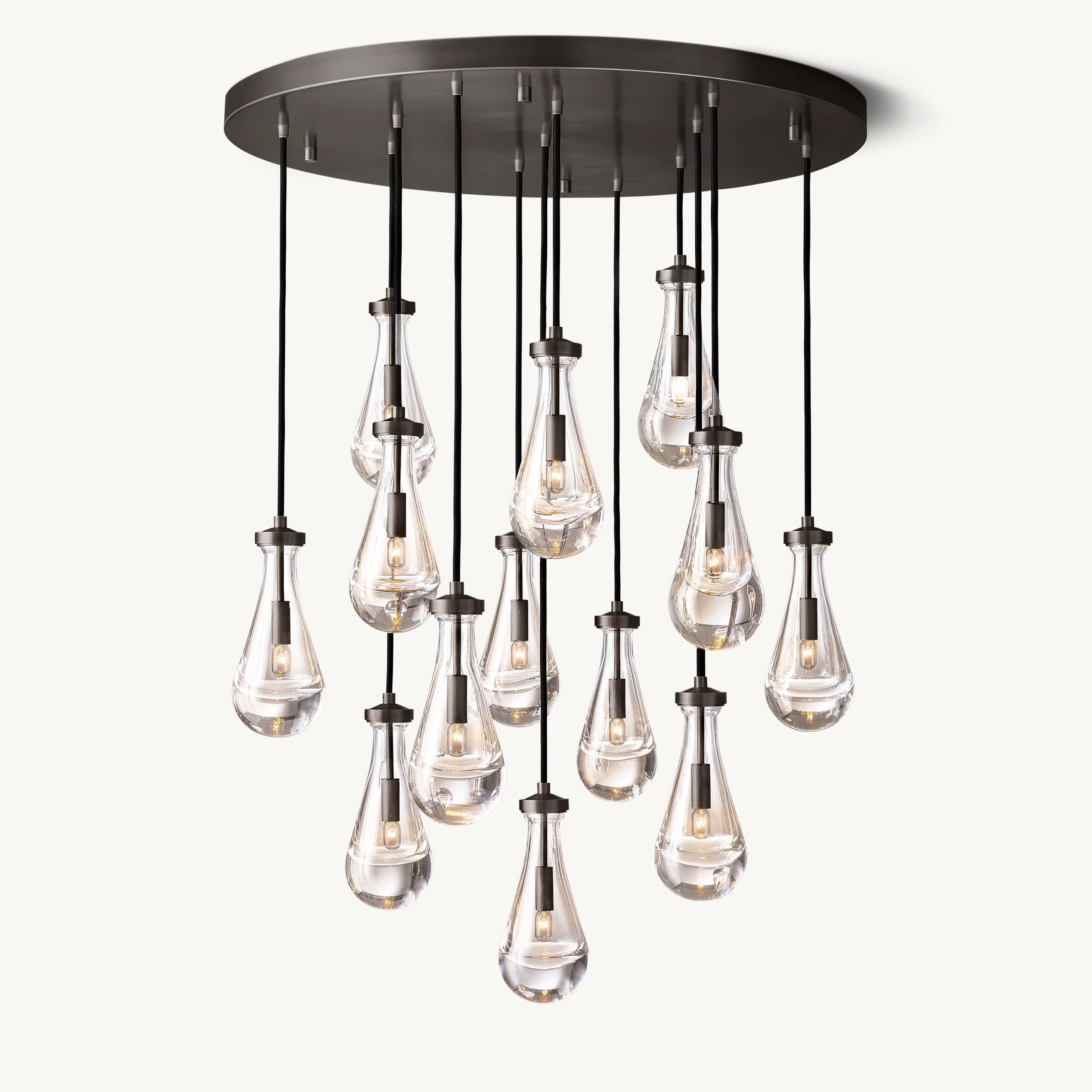 Antizer Raindrop Glass Chandelier