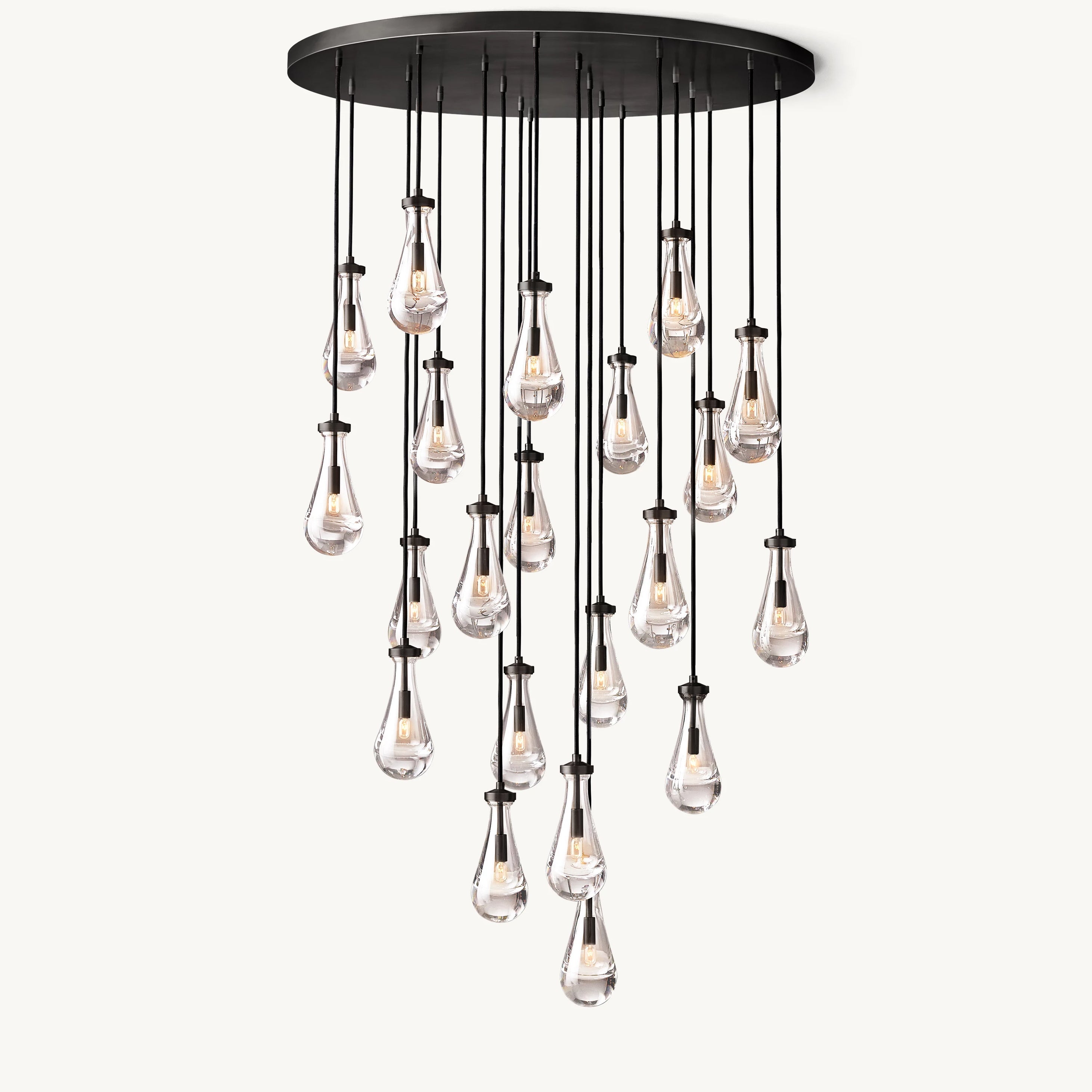 Antizer Raindrop Glass Chandelier