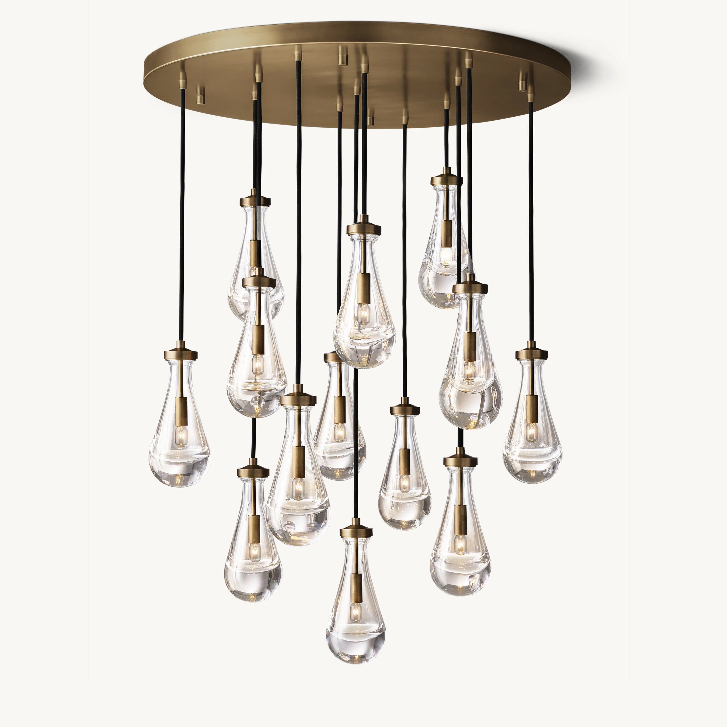 Antizer Raindrop Glass Chandelier