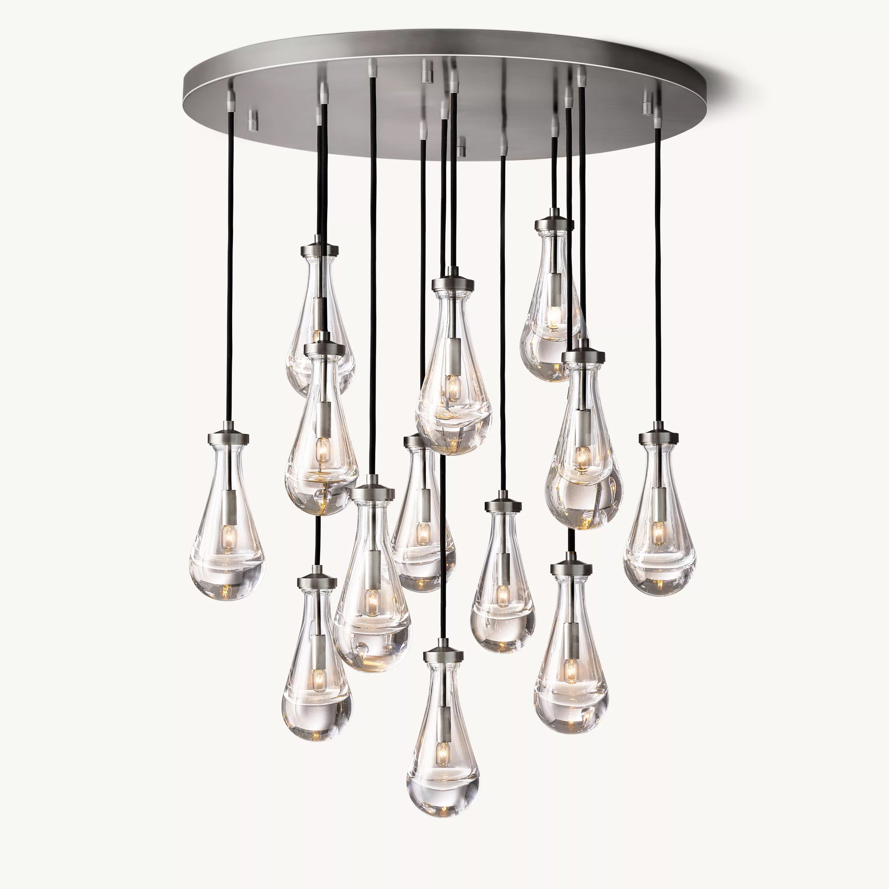 Antizer Raindrop Glass Chandelier
