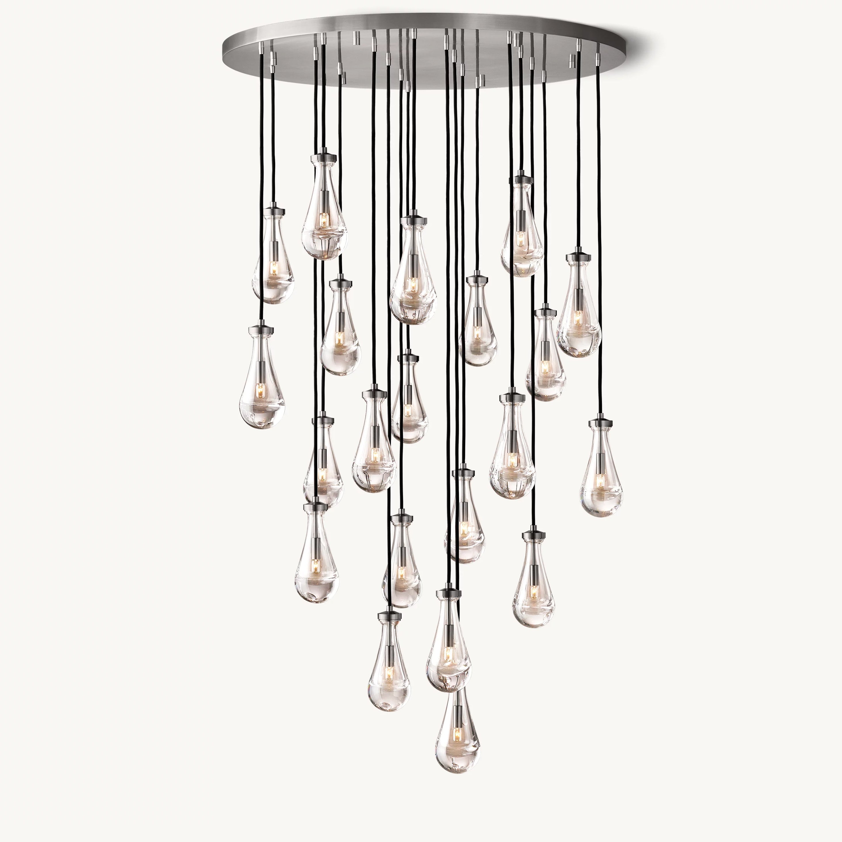 Antizer Raindrop Glass Chandelier