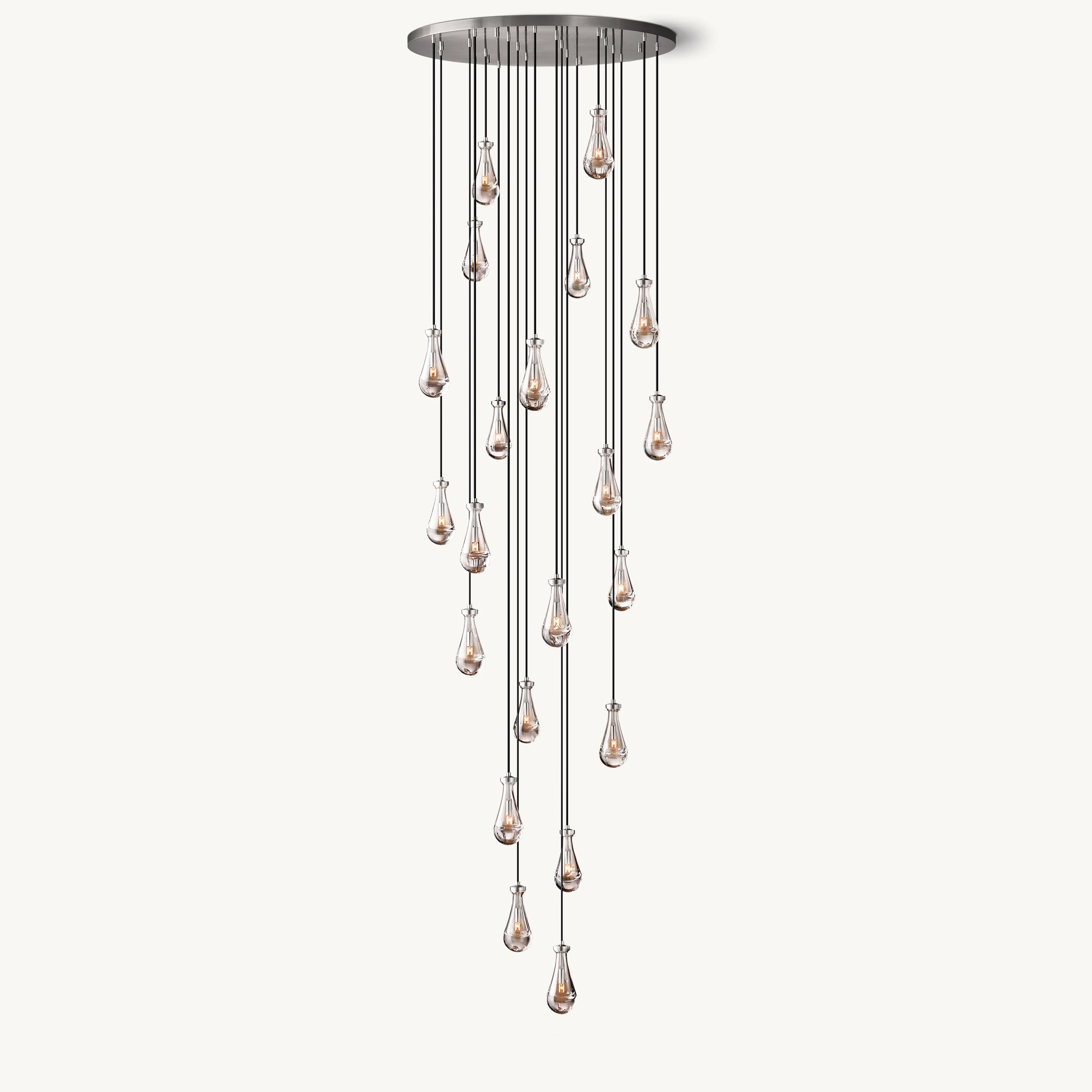 Antizer Raindrop Glass Chandelier